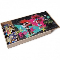 Trolls World Tour Jigsaw Puzzles for Kids Set of 7 Wood Puzzles with Storage Box for Families and Kids Ages 4 and up $17.39 J...