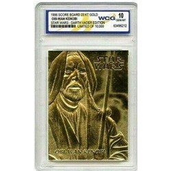 Star Wars OBI-WAN Kenobi GEM-MT 10"23 KT Gold Card! 1/10 000! $48.94 Trading Cards & Accessories