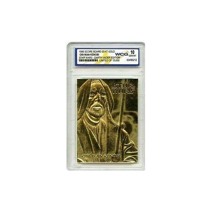 Star Wars OBI-WAN Kenobi GEM-MT 10"23 KT Gold Card! 1/10 000! $48.94 Trading Cards & Accessories