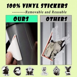 200PCS Gothic Stickers Pack Cool Stickers for Laptop Water Bottles Guitar Computer Phone Travel Case Helmet Car Black and Whi...