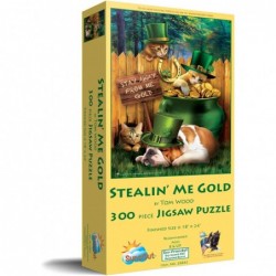 Stealin Me Gold 300 pc Jigsaw Puzzle $22.08 Jigsaw Puzzles