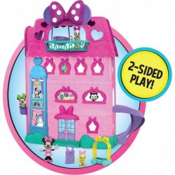 Minnie Mouse Bow-Tel Hotel 2-Sided Playset with Lights Sounds and Elevator 20 Pieces Includes Minnie Mouse Daisy Duck and Sno...