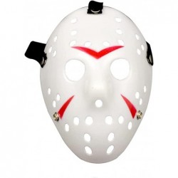 Halloween Jason Face Mask Retro Thicken Horro for Festivals Masquerade Party Carnival $18.90 Kids' Dress-Up Accessories