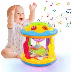 Baby Toys 12+ Months Ocean Rotating Projector - Early Education Toys 12-18 Months with Various Pacify Music/Light Kids Toddle...