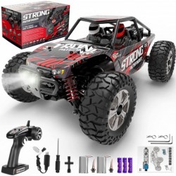 1:14 Scale RC Cars 4WD High Speed 40 Km/h Monster RC Truck for All Terrain 2.4 GHz Remote Control Car with Headlight and Two ...