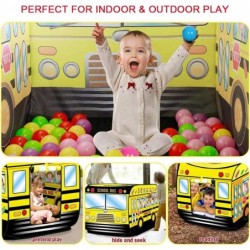 Kids Pop Up Play Tent - Foldable Indoor and Outdoor Playhouse for Toddlers Boys and Girls (School Bus) $46.91 Kids' Play Tent...