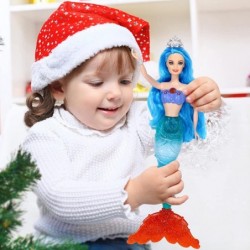 Mermaid Princess Doll for Kids Fashion Blue Hair Princess Mermaid Doll with Little Mermaid Doll Mermaid Toys with Accessories...