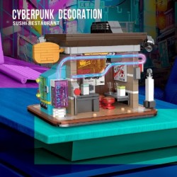 Cyberpunk Building Blocks Toy Café Kits Collectible Play Model Set and Building City Toys for Kids and Teens (712 PCS) $81.40...