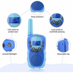 Wearable Real Walkie Talkies for Kids Long Range 5 Pack Family Radio with Flashlight Girls Boys Outdoor Camping Games Toys Ha...