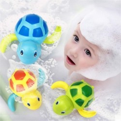 Bath Shower Toy Cute Cartoon Turtle Wind Up Bathtub Toy Baby Bath Toy for Infant Toddler Boys Girls $15.65 Bathtub Toys