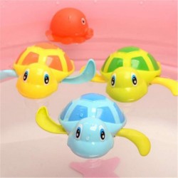 Bath Shower Toy Cute Cartoon Turtle Wind Up Bathtub Toy Baby Bath Toy for Infant Toddler Boys Girls $15.65 Bathtub Toys