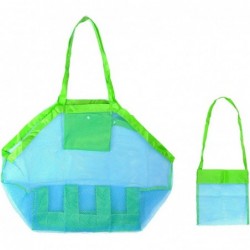 Beach Toy Mesh Bag Net Storage Bag Used for Storage of Shells Clothes and All Your Beach Gear - Green+Small $13.95 Sandboxes ...