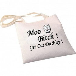 Funny Cow Bag Heifer Cosmetic Bag Moo Bitch Get Out Da Hay Cow Makeup Bag Novel Prank Girl Gift Bitch Bitch Gag Gift Bitch Fr...