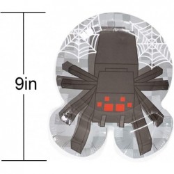 Pixel Spider Shaped Plate & Napkin Sets (37 Pieces for 16 Guests) - Gamer Party Supplies Gamer Birthday Decorations Mining Cr...