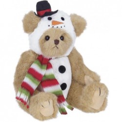 Bearington Frost E Bear Christmas Plush Stuffed Animal Teddy Bear in Snowman Suit 10 inches $50.38 Stuffed Animals & Teddy Bears