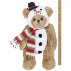 Bearington Frost E Bear Christmas Plush Stuffed Animal Teddy Bear in Snowman Suit 10 inches $50.38 Stuffed Animals & Teddy Bears