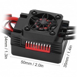 V2 80A Brushless ESC with XT60-to-T Connector Waterproof Speed Controller for 1/10 RC Model $84.28 Toy Vehicle Playsets