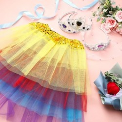 20 Pieces Halloween Princess Crown Dress Up Queen Tiara and Sequin Ballet Tutu Skirt for 3-8 Years old Girl Kids Party Favors...