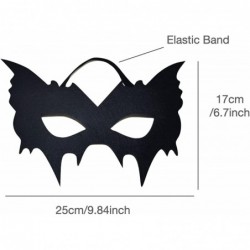 Halloween Costume Mask Black EyeMask Half Face Mask For Batgirl Batboy Cosplay Party $17.10 Kids' Dress-Up Accessories