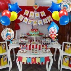 11 pcs Plim Plim Balloons Plim Plim Party Supplies Kids Birthday Party Favor Decorations Perfect for Clown Themed Party $16.1...