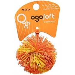 OgoSoft Rubber Band Stringy Pom Monkey Ball - Replacement Ball for OgoDisk Games & More - Stress Relief Sensory & Fidget Toy ...