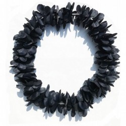 Halloween Decor Leis for Tropical Hawaiian Luau Headband Bracelets Party Favors Set of 4 (Black) $15.25 Kids' Party Favor Sets