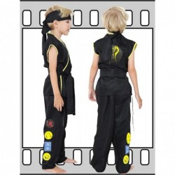 Cobra Costume Gi Karate Dress Up Uniform With Headband Belt Pretend Play Halloween Party Cosplay Outfit for Kids $60.78 Kids'...