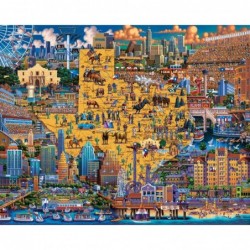 Dowdle Jigsaw Puzzle - Best of Texas - 500 Piece $44.65 Jigsaw Puzzles