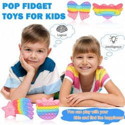 4 Pack Pop Fidget Sensory Toys Set Push Pop Bubble Fidget Sensory Toy for Anxiety for Kids and Adults Stress Reliever $15.74 ...