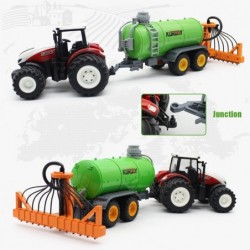 RC Tractor Remote Control Farm Truck with Spreader 2.4Ghz 1/24 Scale Electronic Tractor Farm Vehicle Toy with Light for Kids ...