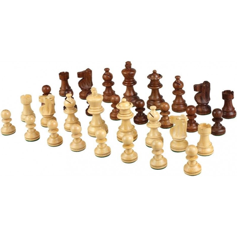 Morrigano Weighted Wood Chess Pieces 2.5 Inch King Pieces Only No Board $82.71 Board Games