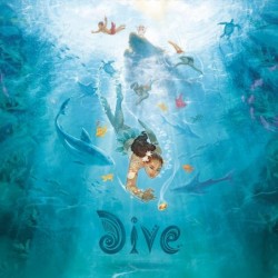 Dive Board Game - Unique Transparent Ocean Cards Push Your Luck Catch a Ride on a Sea Turtle or Dolphin - First to 23 Points ...