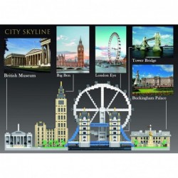 Architecture London Skyline Collection Micro Mini Blocks Set Model Kit and Gift for Kids and Adults (3076 Pieces) $85.62 Toy ...