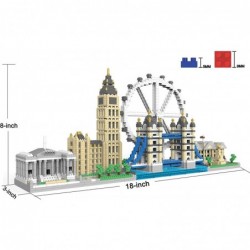 Architecture London Skyline Collection Micro Mini Blocks Set Model Kit and Gift for Kids and Adults (3076 Pieces) $85.62 Toy ...