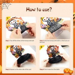 9 Pieces Halloween Birthday Honeycomb Centerpieces Decorations Halloween Birthday Party Table Decorations Cute Zombie Ghost P...