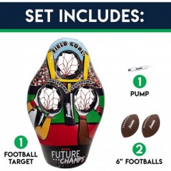 60189 Kids Football Target Toss Game - Inflatable Football Throwing Target with Footballs - Kids Football Toss Game - 45" Tar...