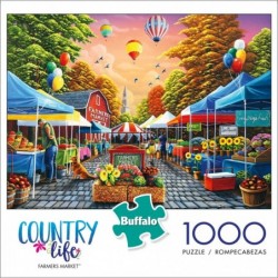 Farmers Market - 1000 Piece Jigsaw Puzzle $26.84 Jigsaw Puzzles