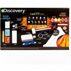 3-In-1 Earth Exploration Stem Science Kit by Horizon Group Usa Grow Colorful Crystals Excavate & Dig 11 Real Gemstones Build ...