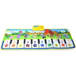 Musical Piano Mat Safety Early Education Piano Keyboard Play Mat Instrument Toy Dance Mat Educational Toy Gift for Girls Boys...