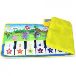 Musical Piano Mat Safety Early Education Piano Keyboard Play Mat Instrument Toy Dance Mat Educational Toy Gift for Girls Boys...