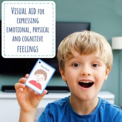 My Feelings and Emotion Boys Flash Cards for Visual aid Special Ed Speech Delay Non Verbal Children and Adults with Autism Sp...