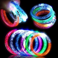 24 Pack Glow Sticks Bracelet Party Supplies - Glow in The Dark LED Bracelets Light Up Bracelet Party Favors for Birthday Wedd...