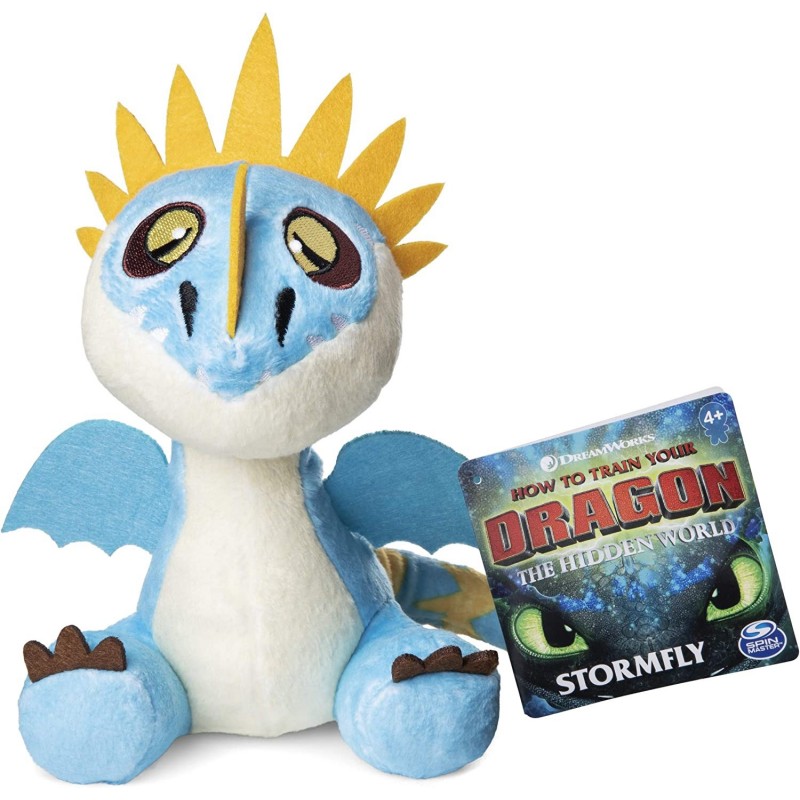 Dreamworks Dragons Stormfly 8" Premium Plush Dragon for Kids Aged 4 & Up Multicolor $26.86 Stuffed Animals & Teddy Bears