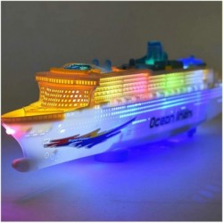 Colorful Ocean Liner Cruise Ship Boat Electric Flashing LED Light Sound 50x13x5 cm/19.7x5.1x2 in Cannot Placed in Water Canno...