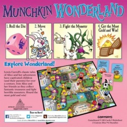 Munchkin Wonderland Board Game | Family Board and Card Game | for Adults and Kids | Fantasy Adventure | Ages 6+ | for 2 - 6 P...