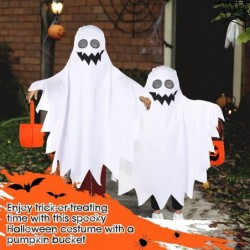 Halloween Kids Ghost Costume Toddler Ghost Costume with Pumpkin Bucket for Boys Girls Cosplay Trick or Treating Party $25.76 ...