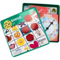 Take N Play Anywhere Bingo - Magnetic Pieces in Magnetic Travel Friendly Tin for Fun on the Go- For Ages 4+ $15.40 Travel Games