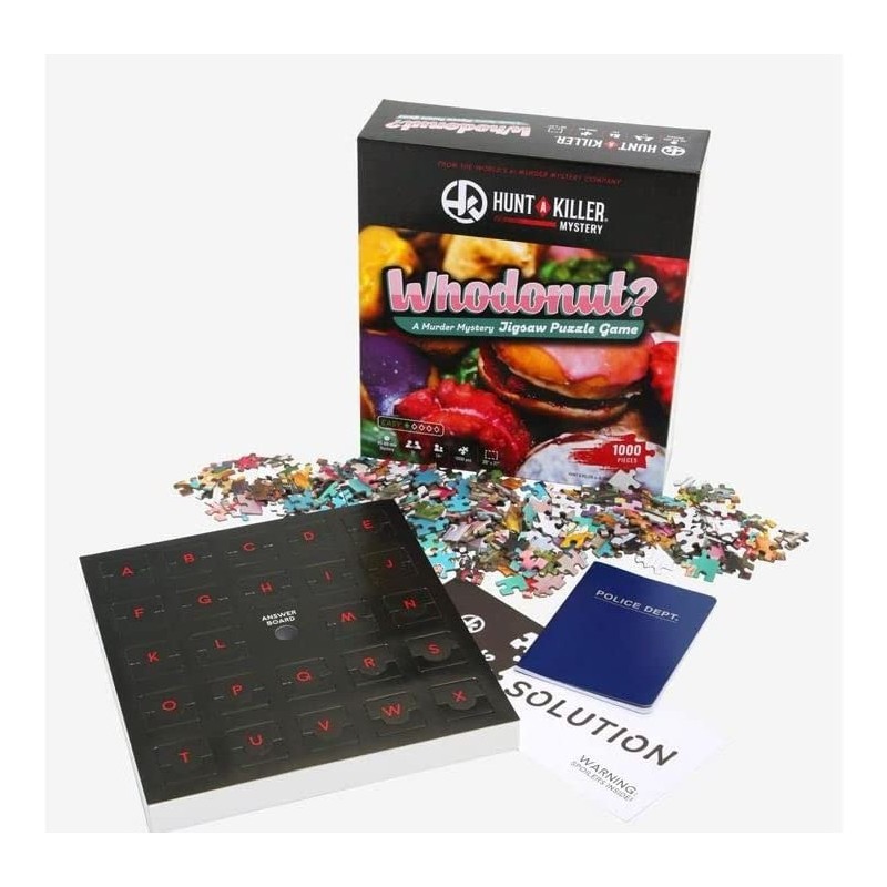 Whodonut Murder Mystery Jigsaw Puzzle $44.02 Board Games