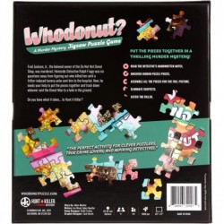 Whodonut Murder Mystery Jigsaw Puzzle $44.02 Board Games