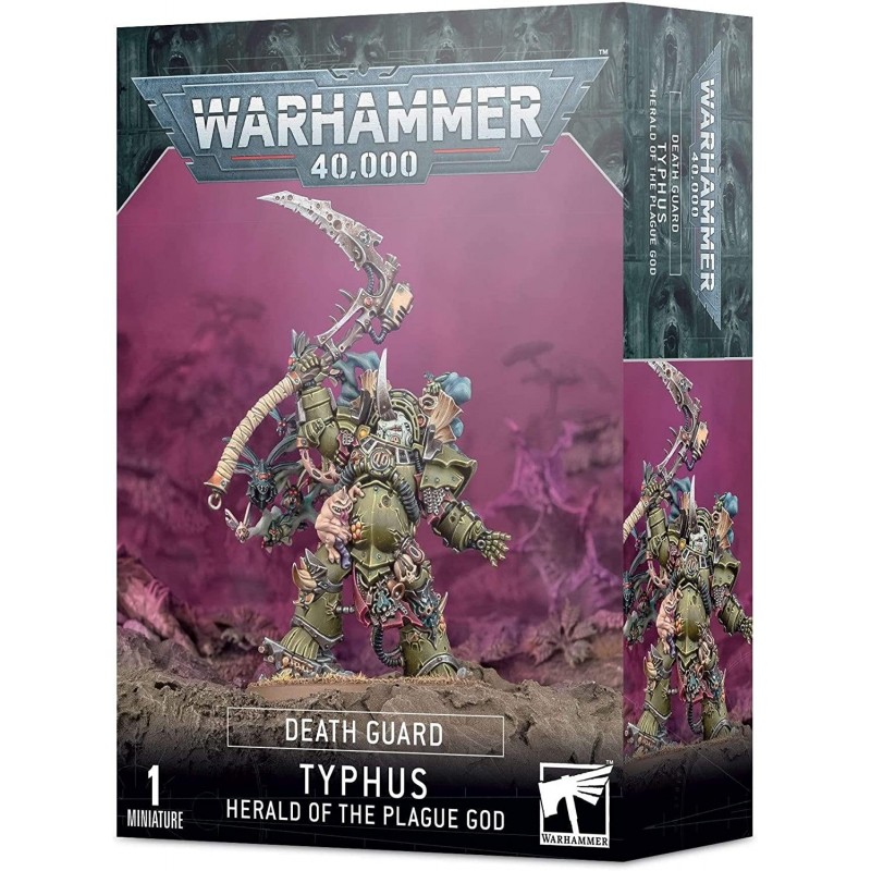 99120102076" Typhus: Herald of The Plague God Miniature Black $62.43 Board Games